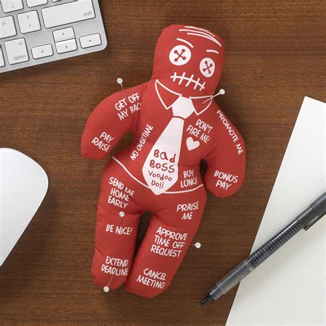 A New Approach to Dealing with Toxic Bosses: Bad Boss Voodoo Doll Therapy